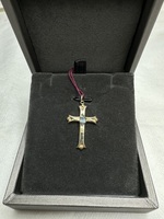  Gold Cross Pendant 