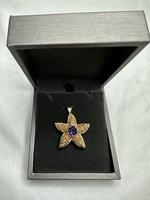 14kt Gold Starfish Pendant