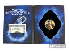 Germania Mint Valkyries Gold Plated Silver Bullion
