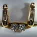 1CTW Diamond Studs w Jackets, 14kt Yellow Gold